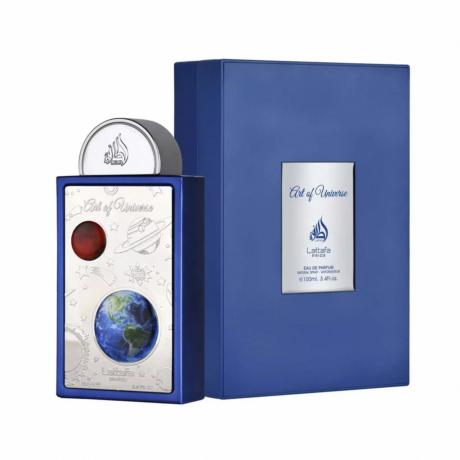 lattafa art of universe parfum fles